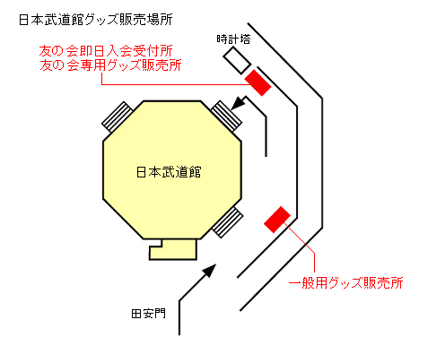 トップ 日本武道館 時計塔 どこ